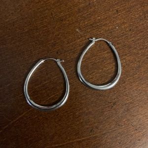 Sterling Silver hoops Fossil brand